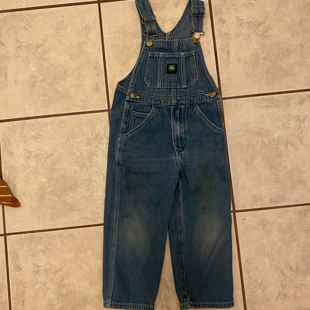 John Deere Overalls Size 5 Little Boys